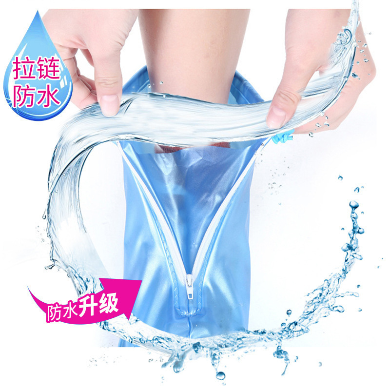 ミッドチューブ厚みのある防水靴カバー、滑り止めと耐摩耗性のレインシューズカバー、男性と女性の防雨靴カバー、ジッパー付きPVC靴カバー卸売|undefined