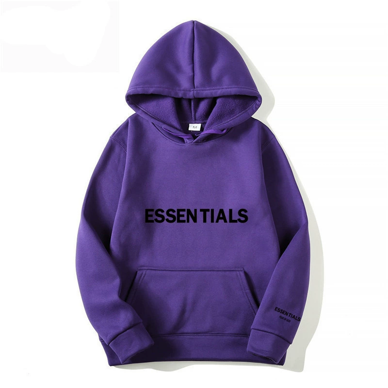 FEAR OF GOD двойная линия Essentials тренд новый нагрудный наклей LOGO двойная шляпа с капюшоном свитера FOG