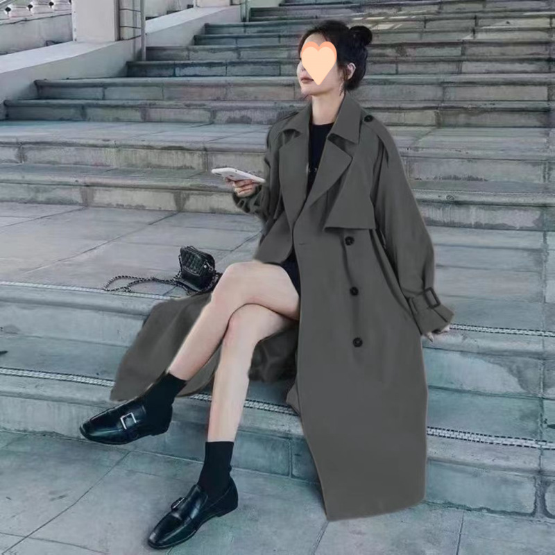 感风衣外套女中长款2025春秋新款韩系宽松小个子气质流行大衣|undefined
