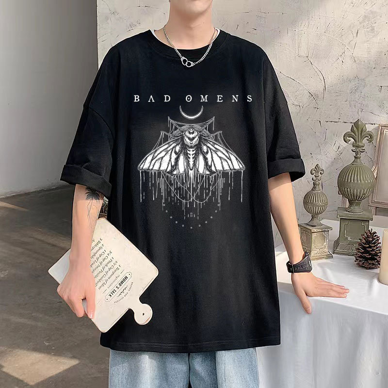 Bad Omens Band Graphic T-Shirt Men Women Vintage Oversized Crew Neck t Shirt Men Rock Punk Gothic Streetwear Bad Omens Band Graphic T-Shirt Men Women Vintage Oversized Crew Neck t Shirt Men Rock Punk Gothic Streetwear