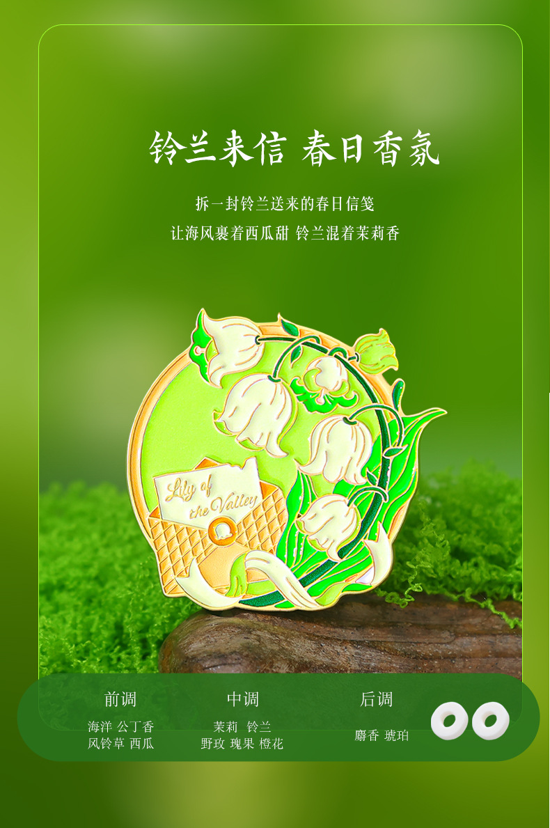 Lily Story Car Fragrance New Release: Forbidden City Collaboration Solid Car Fragrance Vent Diffuser