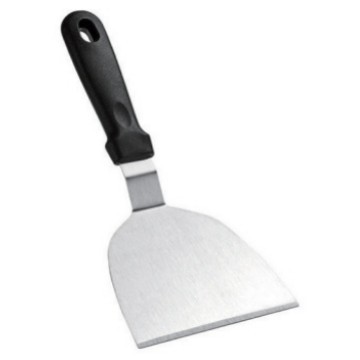 Juego de herramientas de barbacoa de acero inoxidable, popular en el mercado internacional, para exteriores, espátula para barbacoa, espátula para teppanyaki, juego combinado de herramientas.