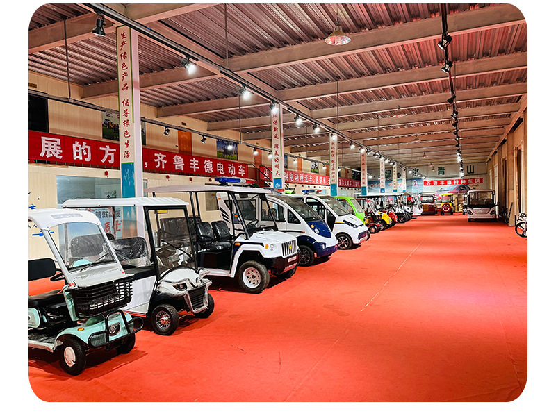 4-6 Seat Electric Golf Cart, Four-Wheel Scenic Spot Sightseeing Car, Shuttle Reception, House Viewing Patrol Car, Golf Cart