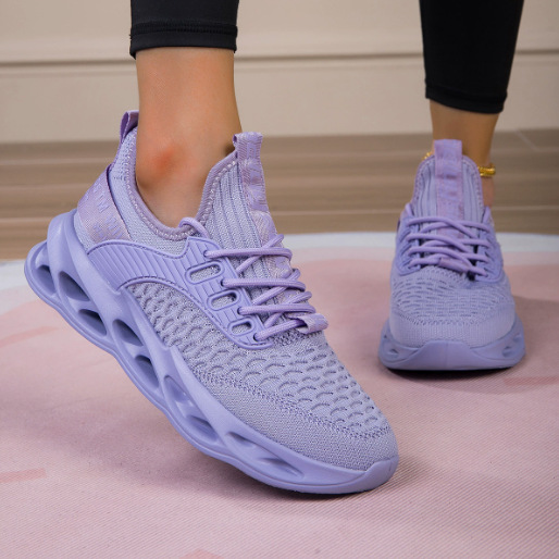 Transfronterizo más el tamaño de los zapatos de los hombres deportes ligero estudiante volando zapatos de malla tejida moda casual coreano moda otoño zapatos para correr