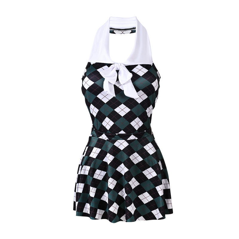 Clásico Lingerie colegio francés monótono de baño mujer dulce hada de espalda descubierta delgada cubierta abdomen vacaciones spa bikini