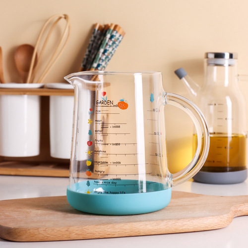 BG54 milk cup with scale, microwave oven heatable children's milk breakfast cup, household baking measuring cup