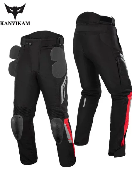 KANVIKAM Motorcycle All Year Round Cycling Pants Off-road Motorcycle Clothing Racing Anti-fall Clothing Rally Clothing Warm