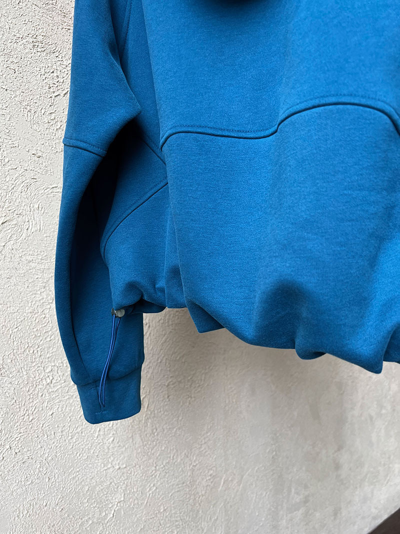 Idle Half Zipper Hooded Sweatshirt for Women Autumn Casual Design Blouse Coat