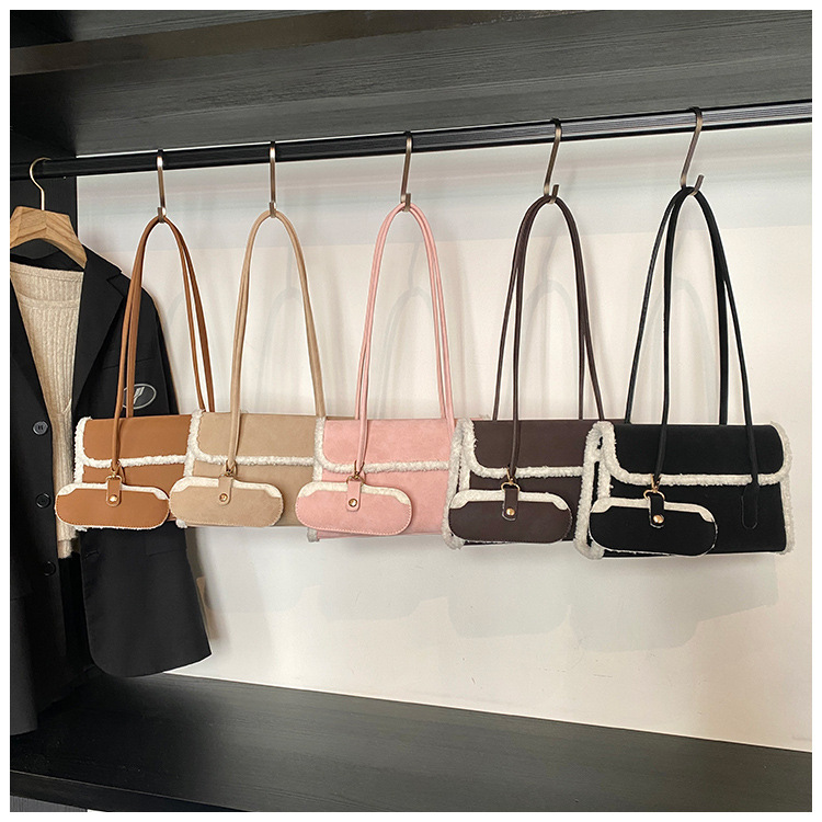 Piccola borsa a tracolla retrò da donna, borsa alla moda_voghion.com