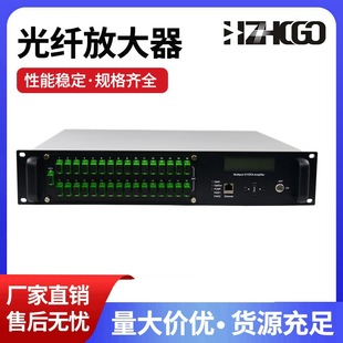 23dB factory direct 1550nm EDFA optical amplifier 32 port black FTTH
