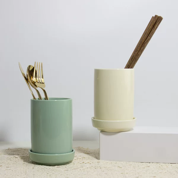 Wholesale Chopstick Holder, Household Ceramic Draining Rack, Spoon Storage Rack, Kitchen Utensil Holder, Chopstick Container