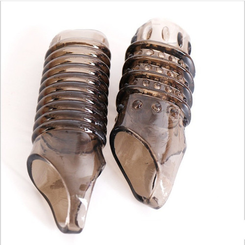 Humha Erjiang Daha Erha threaded condom for men with wolf teeth locking sperm ring lengthened and thickened penis condom to prevent double ring