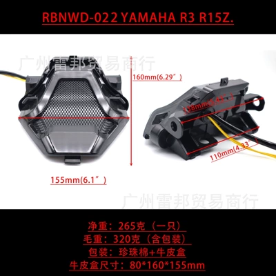 turn signal motorcycle modification, Tail light