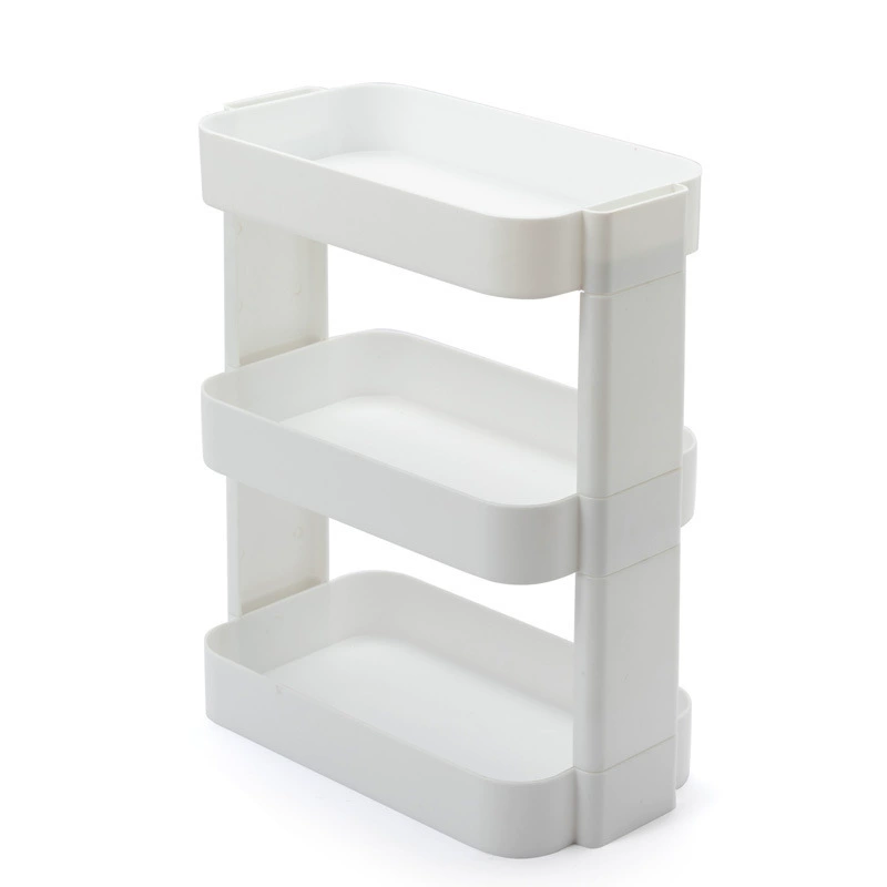 Simple shelf multi -layer home desktop folding creative cosmetics storage rack home office debris storage rack