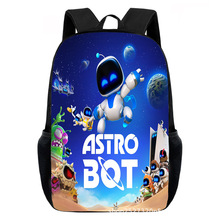 跨境批发宇宙机器人双肩背包 Astro Bot游戏幼儿园小学生儿童书包