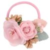 Children's brand cute fresh hair rope for princess, flowered, simple and elegant design