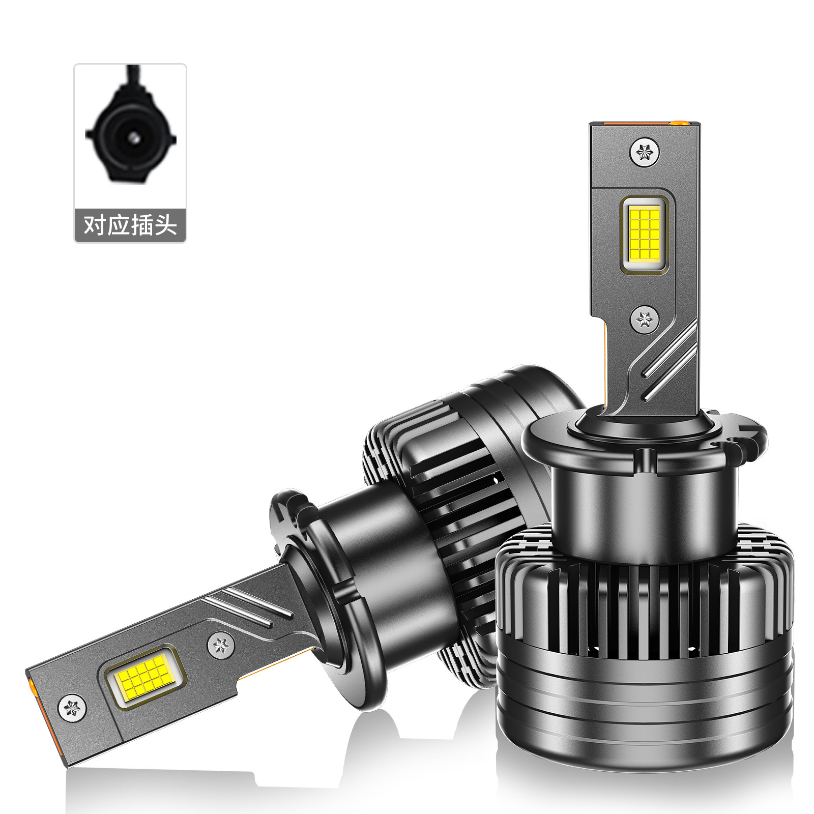 D serie de lámparas de automóvil D2SD4S alta potencia LED enchufe directo faro de automóvil LED lámpara de automóvil
