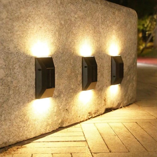 Solar wall lamp outdoor decoration garden courtyard home wall lamp rainproof up and down luminous outdoor decorative wall lamp