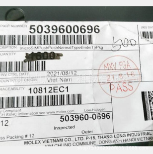 �����ȴ濨���� 503960-0696 5039600696 MOLEXԭ�S�B����