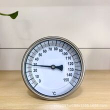 304不锈钢轴向双金属数显温度计可定制环境监测专用