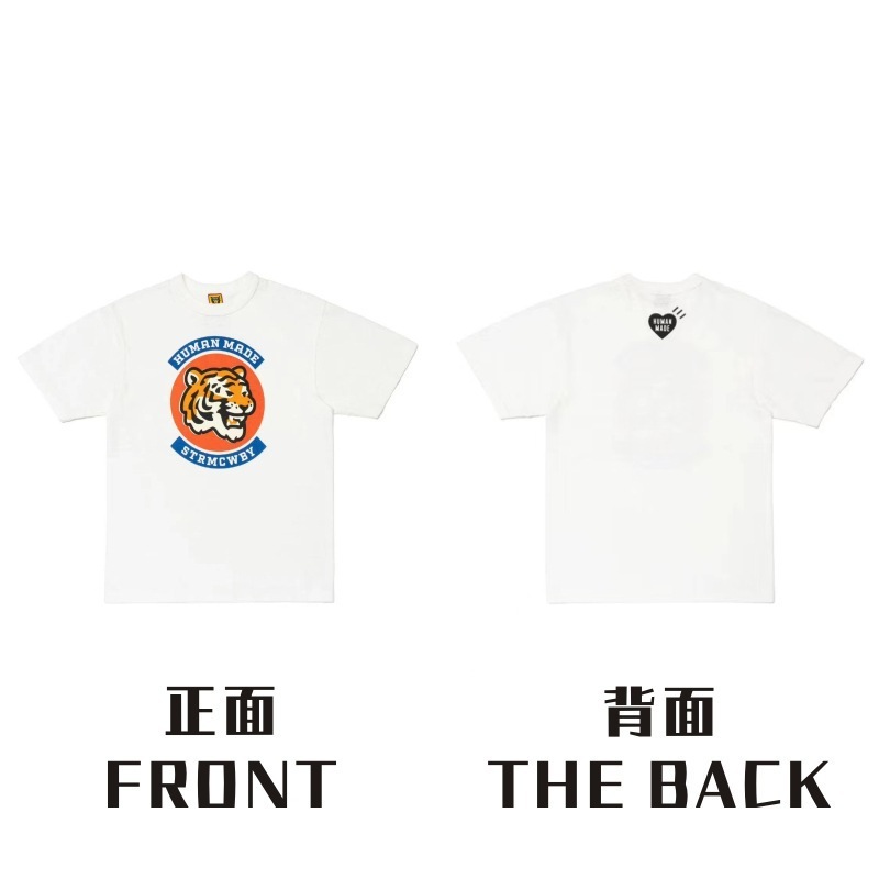 日本アメリカのトレンディなブランドヒューマンドラゴン年限定半袖メンズカップル夏の漫画動物 Tシャツ純綿トップ|undefined