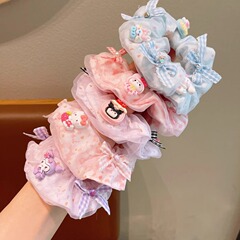库洛米儿童大肠发圈2025新款女童扎高马尾头绳宝宝不伤发皮筋头饰