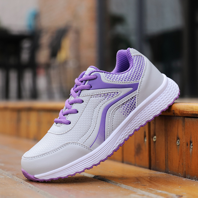 Trend lightweight sports casual footwear for leisure flat