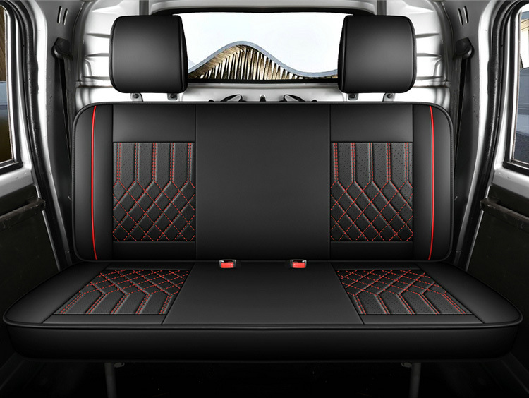 Wuling Rongguang New Truck Special Seat Cover, Small Truck Double-Row Single-Row Seat Cushion, Cargo Van Full-Cover Front Single Seat Leather Seat Cushion Cover