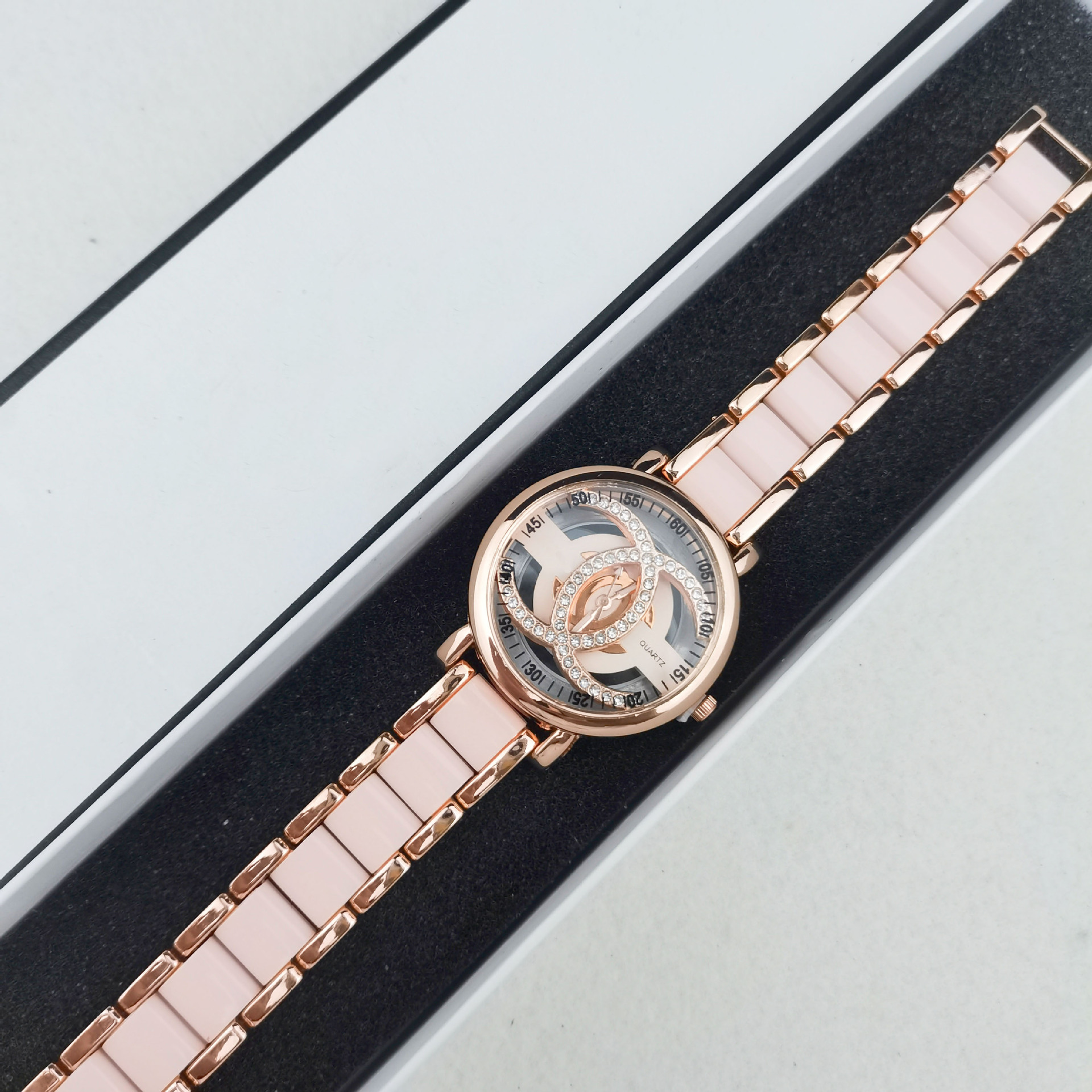 Chanel Hollow Diamond Quartz Watch