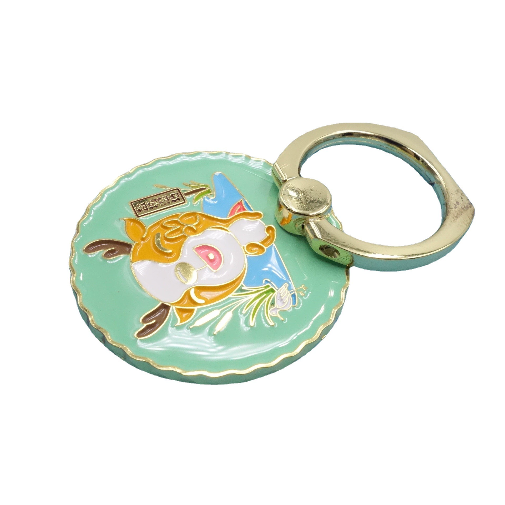 Поставка мультфильм металлический мобильный телефон кольцо Пряжка Кронштейн 360 ° вращающийся кольцо кронштейн кольцо Пряжка