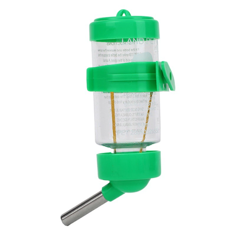 Автоматическая поилка для хомяков, шиншилл и кроликов из нержавеющей стали с носиком, маленький фонтанчик для воды для мелких животных