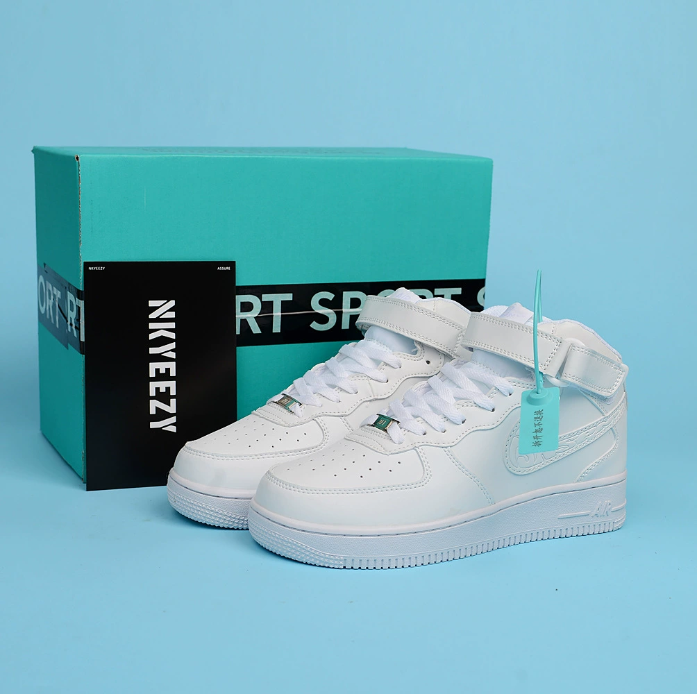 Nike Air Force 1, Air Jordan 1, универсальные белые кроссовки для мужчин и женщин для отдыха, кроссовки