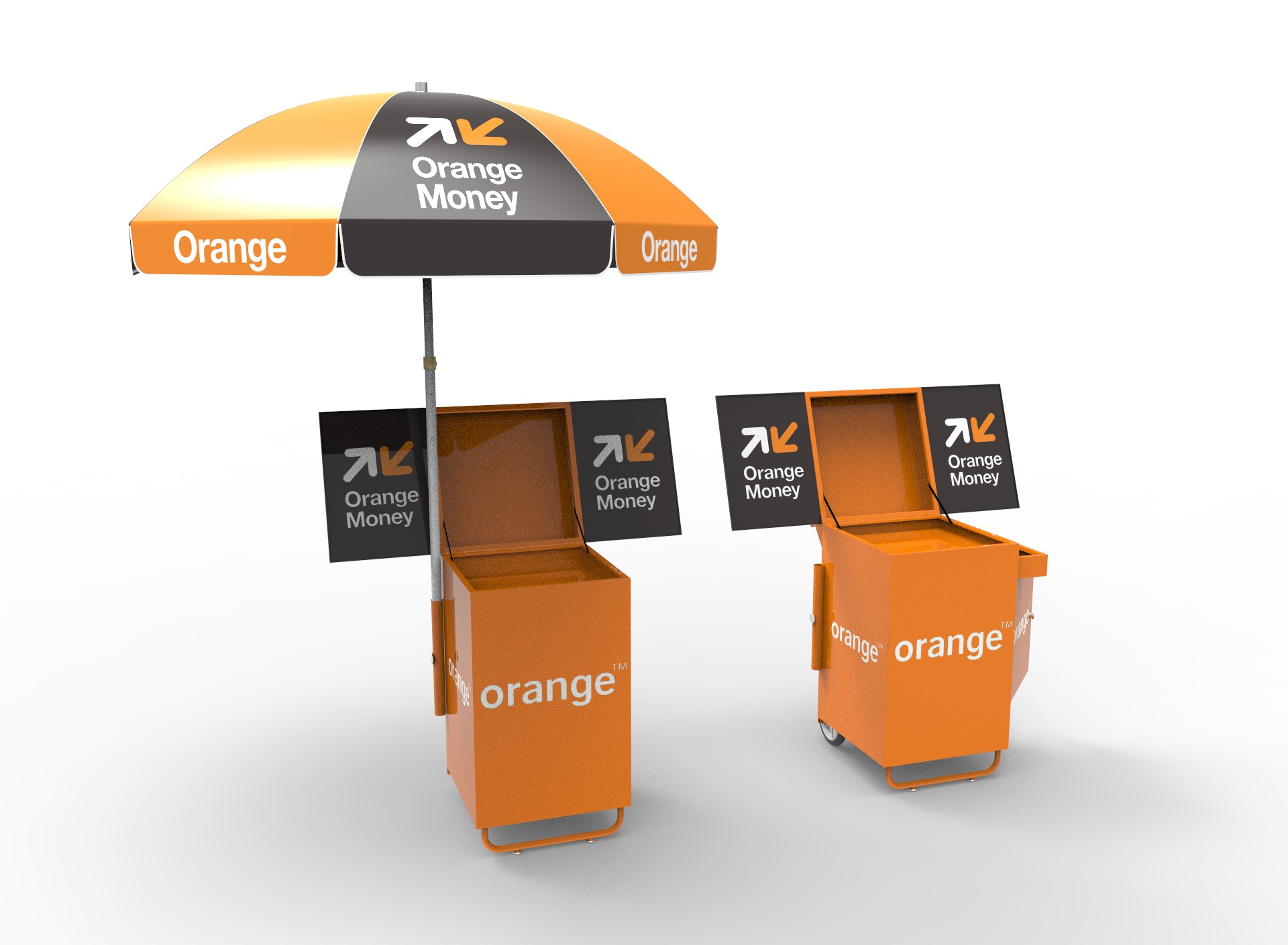 高颜值室外移动店铺设备多功能箱式售货车