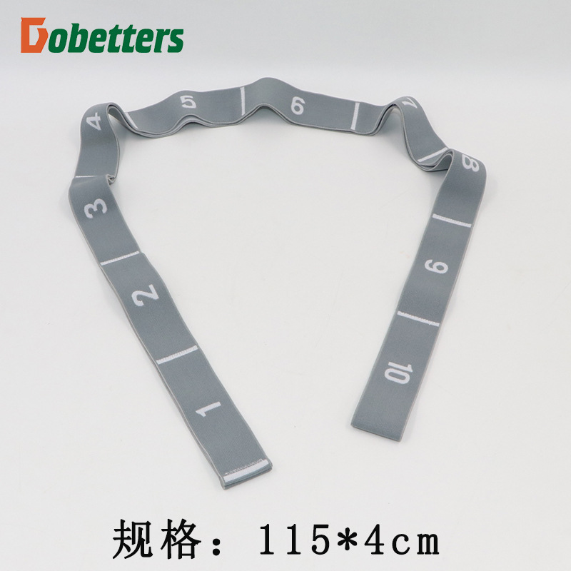 Multi-segmento de corrección de la banda digital de crisantemo cuerda de fitness yoga Danza Latina banda elástica banda de estiramiento posición número de banda