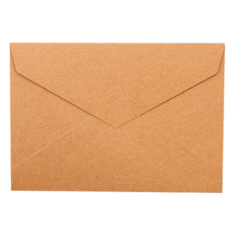 Sobre de lino grueso, juego de papelería de alta gama, carta de amor de confesión escrita a mano retro, carta de invitación con cabecera de carta de escritura de piel de vaca