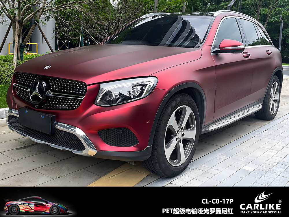 Carlake Super galvanoplastia película de cambio de color de automóviles Romani película de cuerpo mate rojo Alexander Silver pegatinas de automóviles