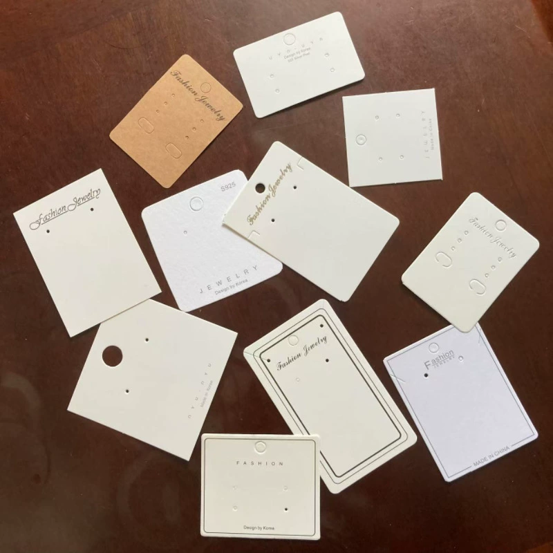 Серьги карты сетка красная ушная гвоздь бумажная карта высокого класса печатная карта спот оптом