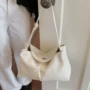 大容量女士头层小众枕头包