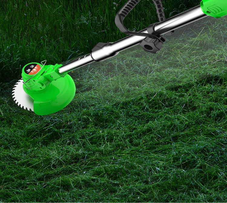 电动割草机充电式除草机便携式锂电池打草机手提小型草坪修剪机详情5