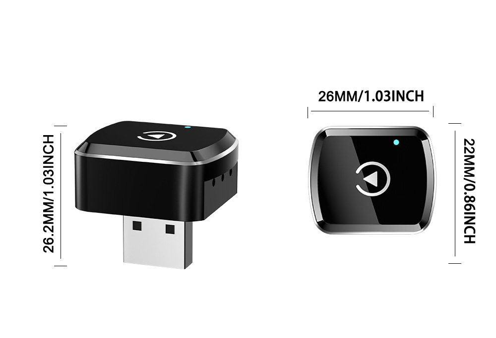 Cross-Border Wired to Wireless Carplay Box Android Phone Car Interconnection Adapter Car Adapter