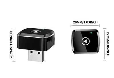 Cross-Border Wired to Wireless Carplay Box Android Phone Car Interconnection Adapter Car Adapter (Simsiz CarPlay və Android Auto) - m39