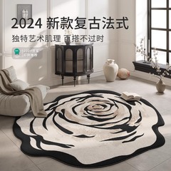 異形じゅうたん客間2025新型花床マット寝室ベッドサイド防水管理ソファー家庭用高級感