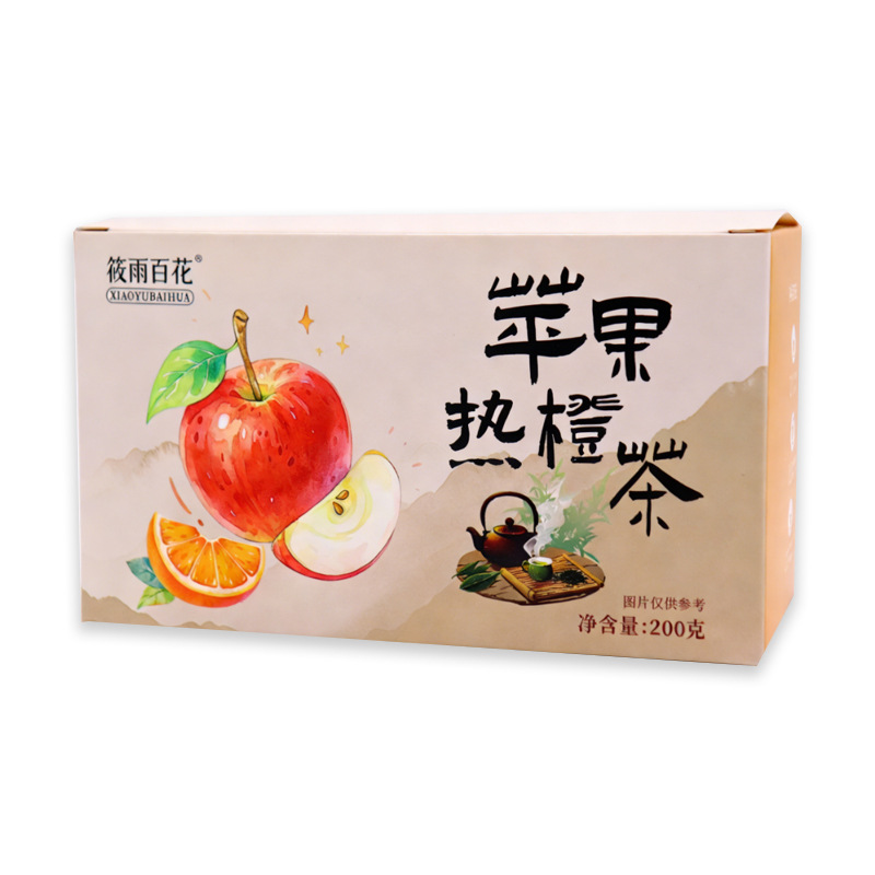 Apple Astragalus Fruit Tea Bags, Individual Wrap, 15g x 10 with Gift Box, Cold Brew, No Sugar detail image