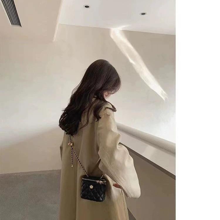 Мини-сумка-цепочка, стеганая PU через crossbody, одно плечо, коллекция 2023, маленькая