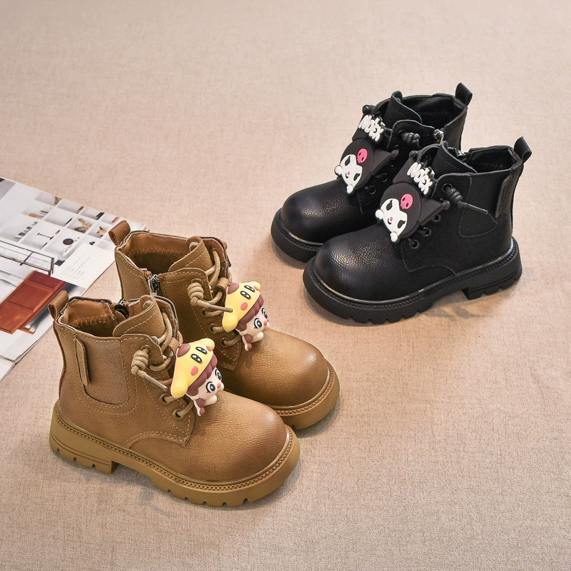 Детские сапоги ревеня 2024 новые сапоги Martin для девочек короткие сапоги для детей