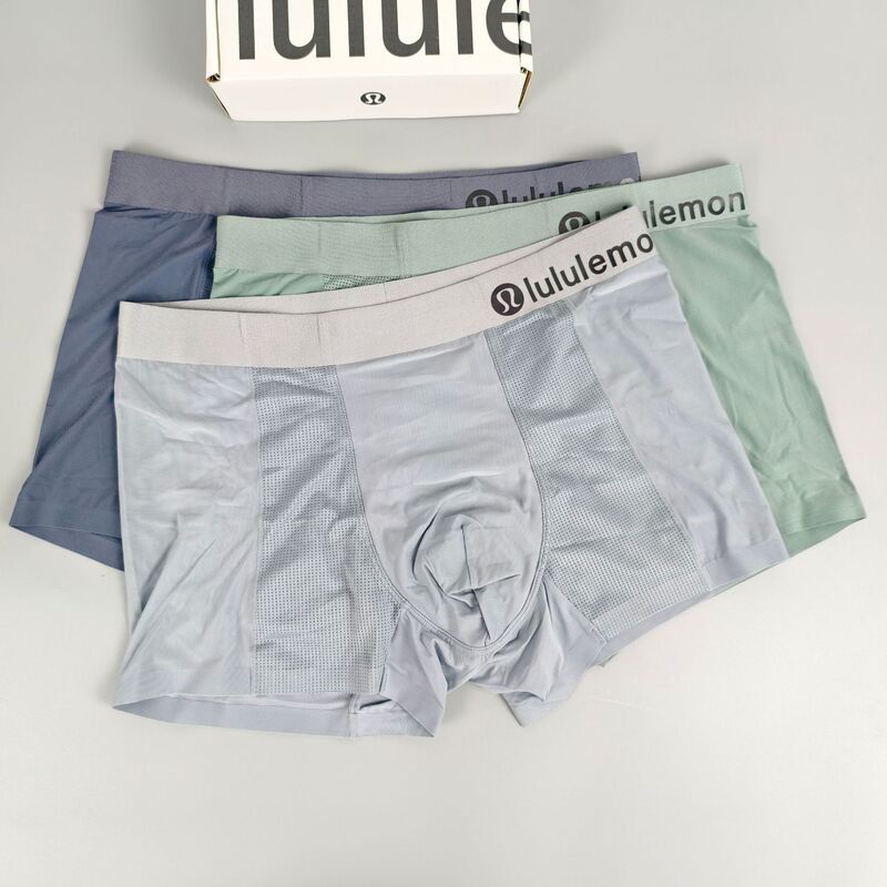 Lulu Underwear Men's Boxer Shorts Men's Shorts Men's Pants Youth Sports Boxer Briefs Men's Bottoms