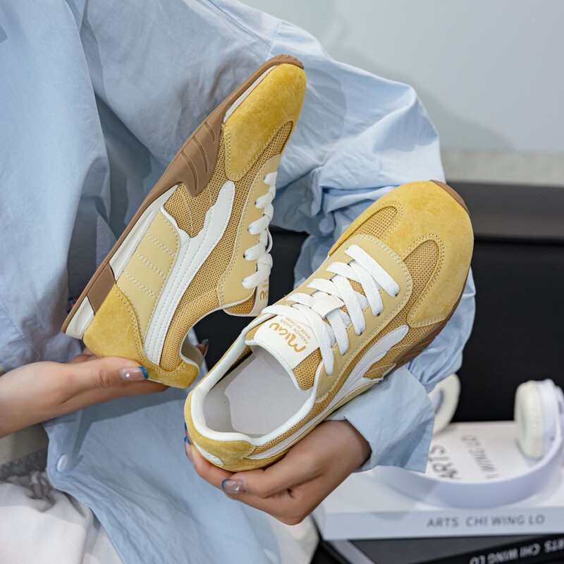 2026 New Korean Style Ins Super Popular Mesh Breathable Forrest Gump Shoes for Women Thick-Soled Color-Blocking Casual Sports Shoes for Women Versatile 2026 New Korean Style Ins Super Popular Mesh Breathable Forrest Gump Shoes for Women Thick-Soled Color-Blocking Casual Sports Shoes for Women Versatile