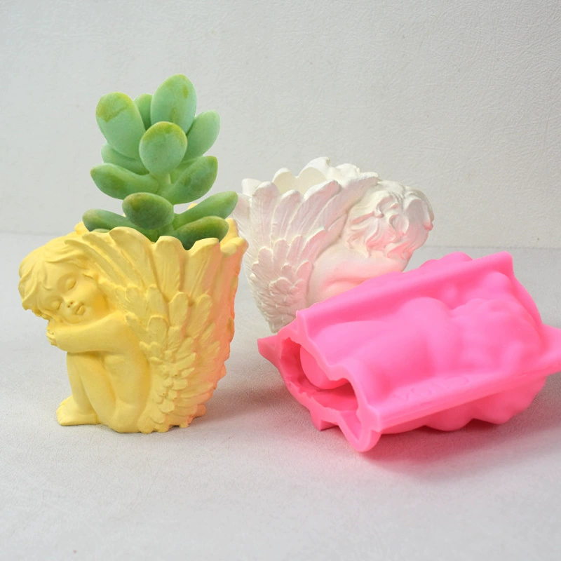 Silicone mold, flowerpot, handmade, new collection