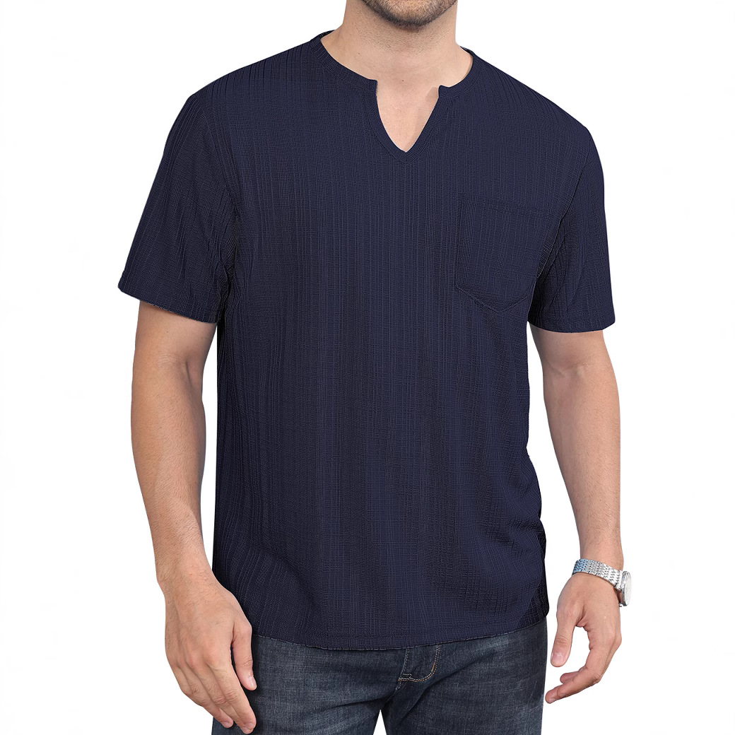 Chaqueta de punto jacquard a cuadros pequeños para hombre, estilo europeo y americano, para primavera y otoño, informal, holgada, estilo business, camiseta de manga corta y transpirable