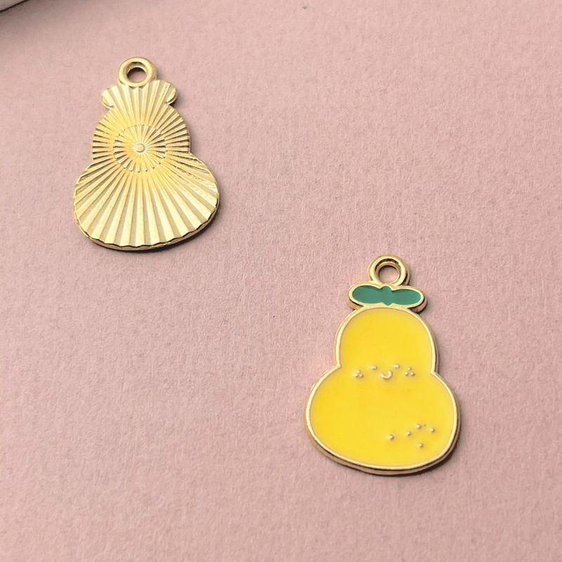 果物と野菜レモンブルーベリー合金滴下オイル DIY ジュエリーアクセサリーかわいいペンダントキーホルダーブレスレットペンダント|undefined